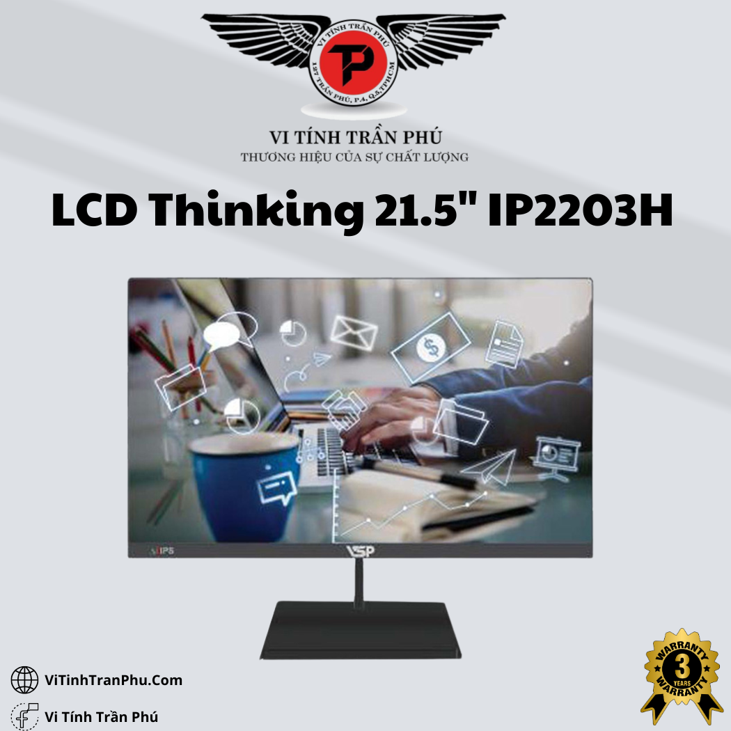Màn hình VSP IPS Thinking 22 inch tràn viền IP2203H